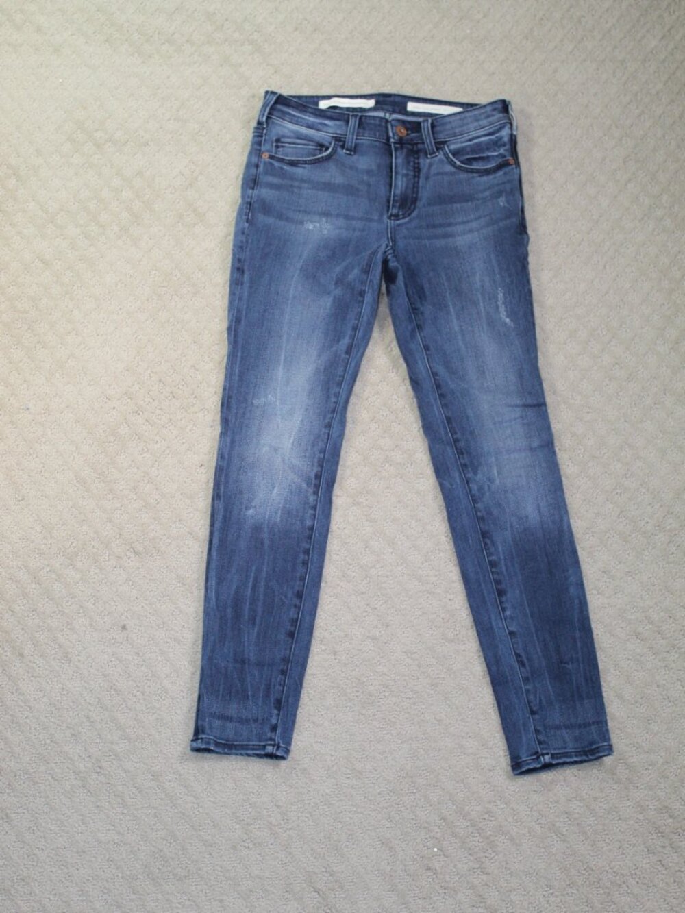 Anthropology Pilcro and the letter Press Size 6 Medium Wash Skinny Leg Jeans